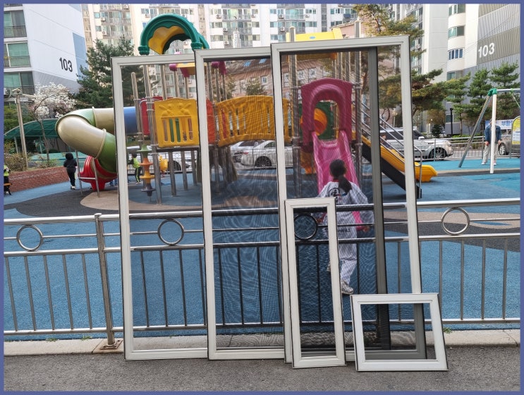 관악구 신림동 방충망 시공 현장